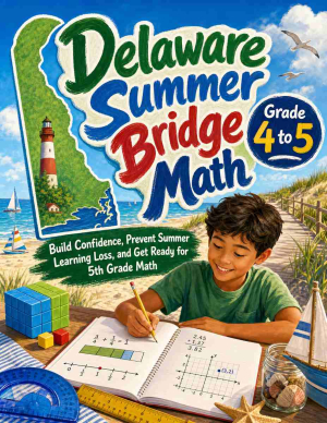 Delaware Summer Bridge Grade 4 to 5 Math: 8 Weeks of Daily Practice