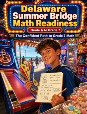 Delaware Summer Bridge Grade 6 to 7 Math: 8 Weeks of Daily Practice