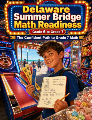 Delaware Summer Bridge Grade 6 to 7 Math: 8 Weeks of Daily Practice