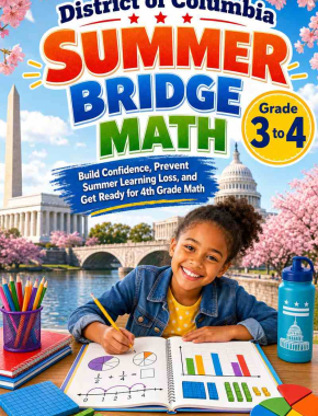 District of Columbia Summer Bridge Grade 3 to 4 Math: 8 Weeks of Daily Practice