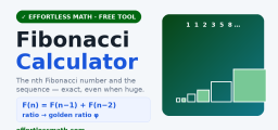 Fibonacci Calculator — nth Number & Sequence