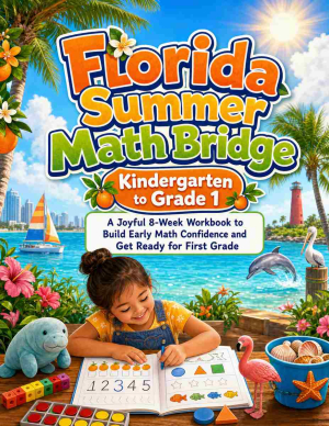 Florida Summer Bridge K to Grade 1 Math: 8 Weeks of Daily Practice