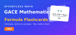 GACE Mathematics Flashcards