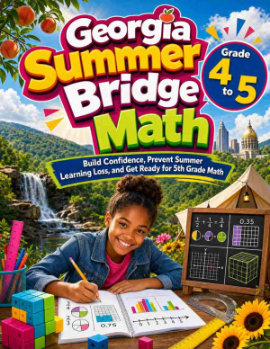 Georgia Summer Bridge Grade 4 to 5 Math: 8 Weeks of Daily Practice