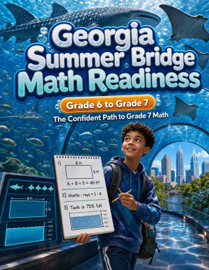 Georgia Summer Bridge Grade 6 to 7 Math: 8 Weeks of Daily Practice