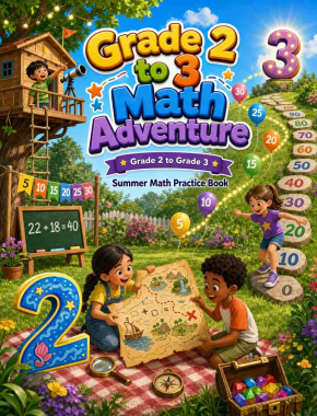 Grade 2 to 3 Summer Math Practice Book: 8 Weeks of Daily Practice