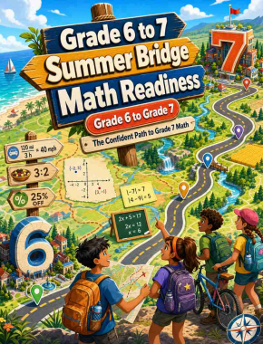 Summer Bridge Grade 6 to 7 Math: 8 Weeks of Daily Practice