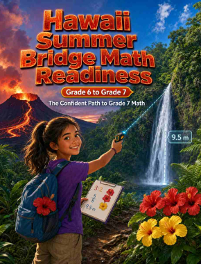 Hawaii Summer Bridge Grade 6 to 7 Math: 8 Weeks of Daily Practice