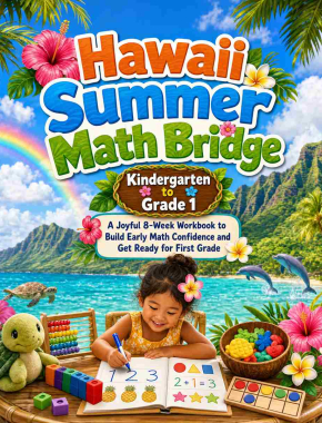 Hawaii Summer Bridge K to Grade 1 Math: 8 Weeks of Daily Practice