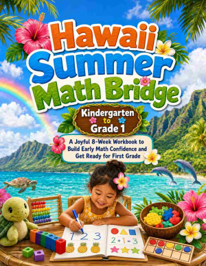 Hawaii Summer Bridge K to Grade 1 Math: 8 Weeks of Daily Practice