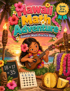 Hawaii Grade 2 to 3 Summer Math Practice Book: 8 Weeks of Daily Practice