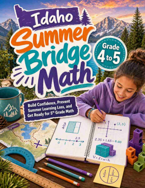 Idaho Summer Bridge Grade 4 to 5 Math: 8 Weeks of Daily Practice