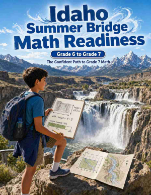 Idaho Summer Bridge Grade 6 to 7 Math: 8 Weeks of Daily Practice