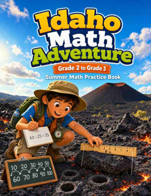 Idaho Grade 2 to 3 Summer Math Practice Book: 8 Weeks of Daily Practice