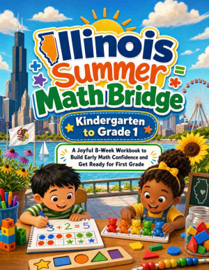 Illinois Summer Bridge K to Grade 1 Math: 8 Weeks of Daily Practice