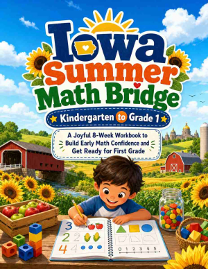 Iowa Summer Bridge K to Grade 1 Math: 8 Weeks of Daily Practice