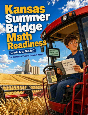 Kansas Summer Bridge Grade 6 to 7 Math: 8 Weeks of Daily Practice