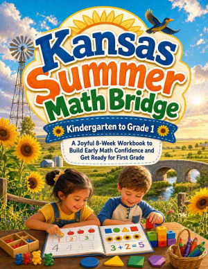 Kansas Summer Bridge K to Grade 1 Math: 8 Weeks of Daily Practice