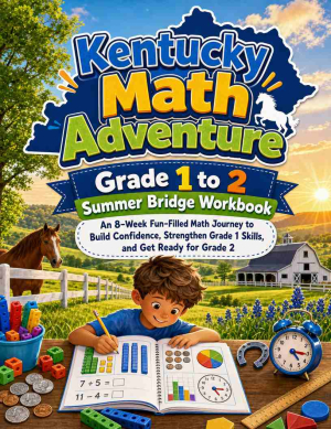 Kentucky Summer Bridge Grade 1 to 2 Math: 8 Weeks of Daily Practice