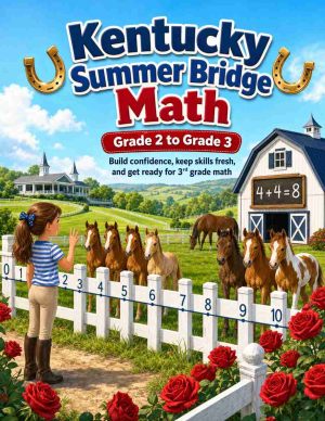 Kentucky Summer Bridge Grade 2 to 3 Math: 8 Weeks of Daily Practice