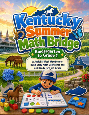 Kentucky Summer Bridge K to Grade 1 Math: 8 Weeks of Daily Practice