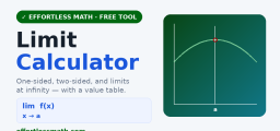 Limit Calculator (Evaluate Limits Step by Step)