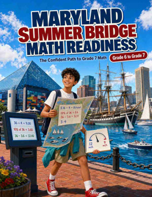 Maryland Summer Bridge Grade 6 to 7 Math: 8 Weeks of Daily Practice