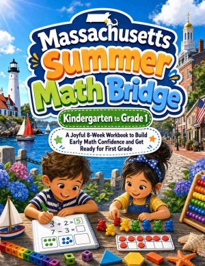 Massachusetts Summer Bridge K to Grade 1 Math: 8 Weeks of Daily Practice
