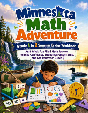 Minnesota Summer Bridge Grade 1 to 2 Math: 8 Weeks of Daily Practice