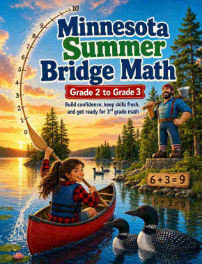 Minnesota Summer Bridge Grade 2 to 3 Math: 8 Weeks of Daily Practice