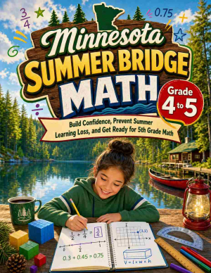 Minnesota Summer Bridge Grade 4 to 5 Math: 8 Weeks of Daily Practice