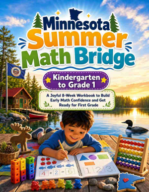 Minnesota Summer Bridge K to Grade 1 Math: 8 Weeks of Daily Practice