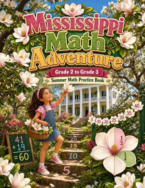 Mississippi Grade 2 to 3 Summer Math Practice Book: 8 Weeks of Daily Practice