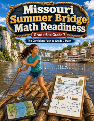 Missouri Summer Bridge Grade 6 to 7 Math: 8 Weeks of Daily Practice