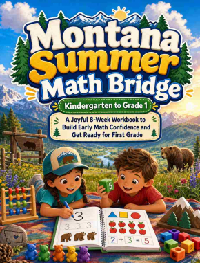 Montana Summer Bridge K to Grade 1 Math: 8 Weeks of Daily Practice