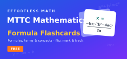 MTTC Mathematics Flashcards