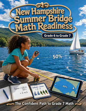 New Hampshire Summer Bridge Grade 6 to 7 Math: 8 Weeks of Daily Practice