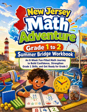 New Jersey Summer Bridge Grade 1 to 2 Math: 8 Weeks of Daily Practice