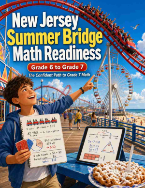 New Jersey Summer Bridge Grade 6 to 7 Math: 8 Weeks of Daily Practice