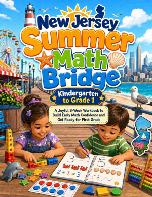 New Jersey Summer Bridge K to Grade 1 Math: 8 Weeks of Daily Practice