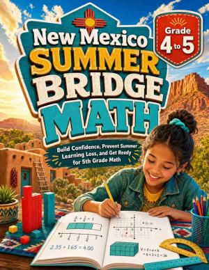 New Mexico Summer Bridge Grade 4 to 5 Math: 8 Weeks of Daily Practice