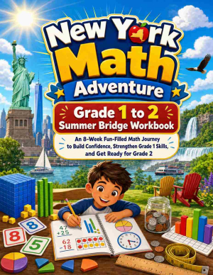 New York Summer Bridge Grade 1 to 2 Math: 8 Weeks of Daily Practice