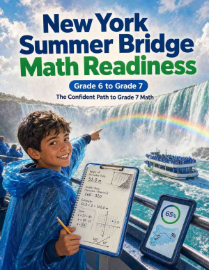 New York Summer Bridge Grade 6 to 7 Math: 8 Weeks of Daily Practice