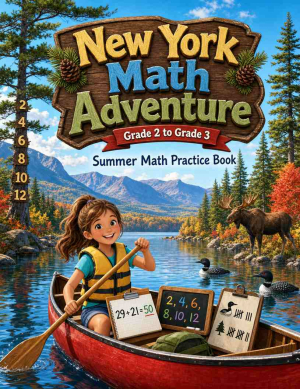 New York Grade 2 to 3 Summer Math Practice Book: 8 Weeks of Daily Practice
