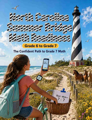 North Carolina Summer Bridge Grade 6 to 7 Math: 8 Weeks of Daily Practice
