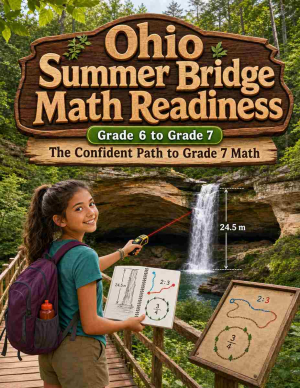 Ohio Summer Bridge Grade 6 to 7 Math: 8 Weeks of Daily Practice