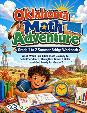 Oklahoma Summer Bridge Grade 1 to 2 Math: 8 Weeks of Daily Practice