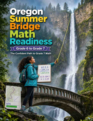 Oregon Summer Bridge Grade 6 to 7 Math: 8 Weeks of Daily Practice