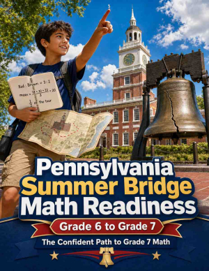 Pennsylvania Summer Bridge Grade 6 to 7 Math: 8 Weeks of Daily Practice