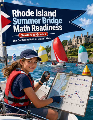 Rhode Island Summer Bridge Grade 6 to 7 Math: 8 Weeks of Daily Practice